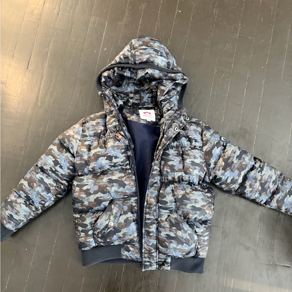 Appaman Blue and Brown Camouflage Jacket